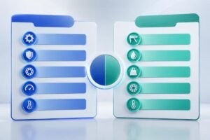 Comparison chart showing ISO 20015 versus ABMA load rating calculation parameters